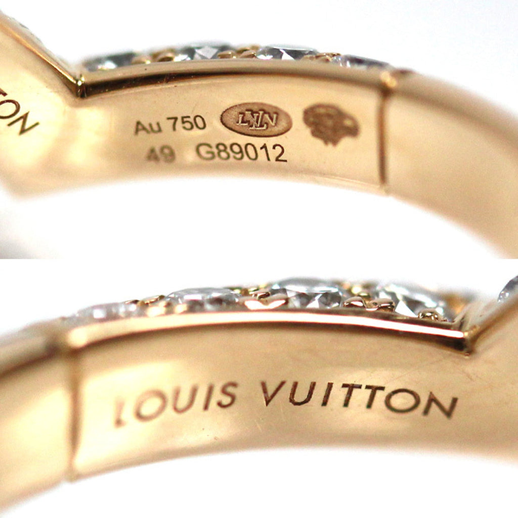 Louis Vuitton Pink Gold (18K) Band Ring