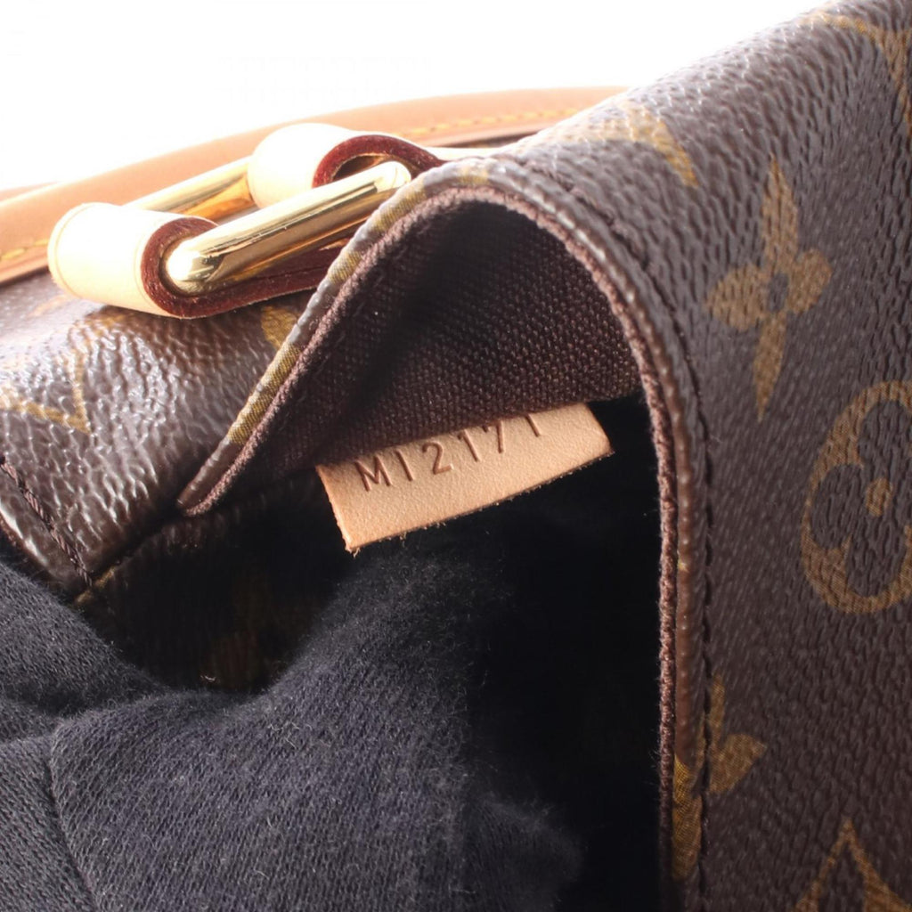 Louis Vuitton Brown Monogram Coated Canvas Leather Handbag Shoulder Bag