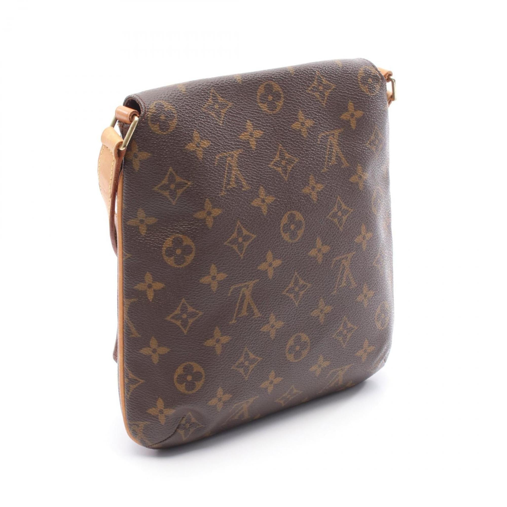 Louis Vuitton Brown Pvc Leather Shoulder Bag