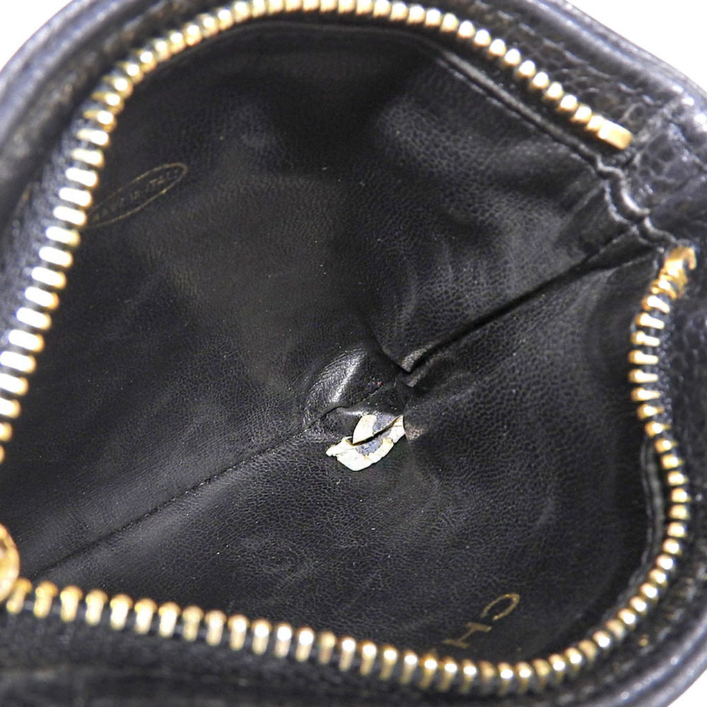 Chanel Black Grained Calfskin Fanny Pack