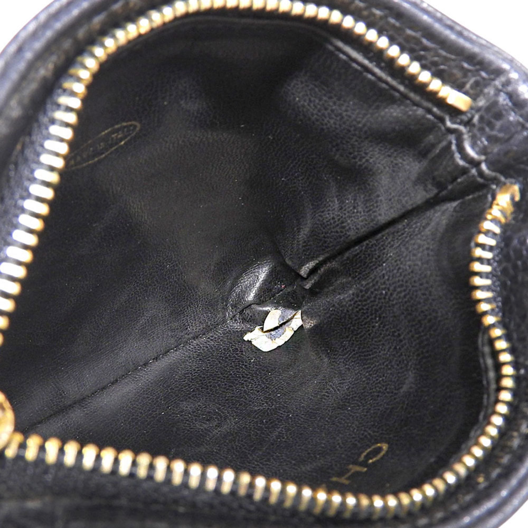 Chanel Black Grained Calfskin Fanny Pack