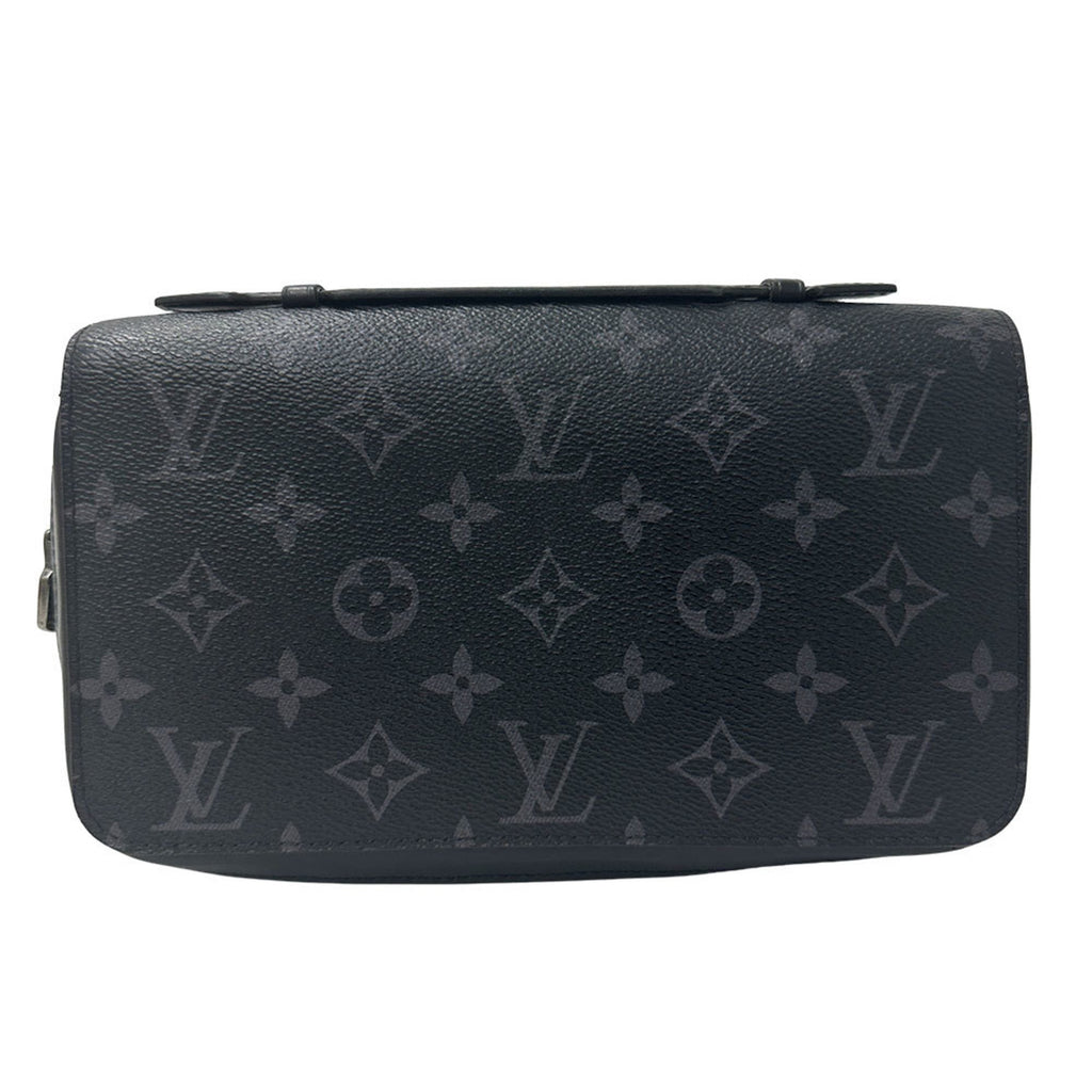 Louis Vuitton Monogram Eclipse Black Monogram Eclipse Long Bill Wallet