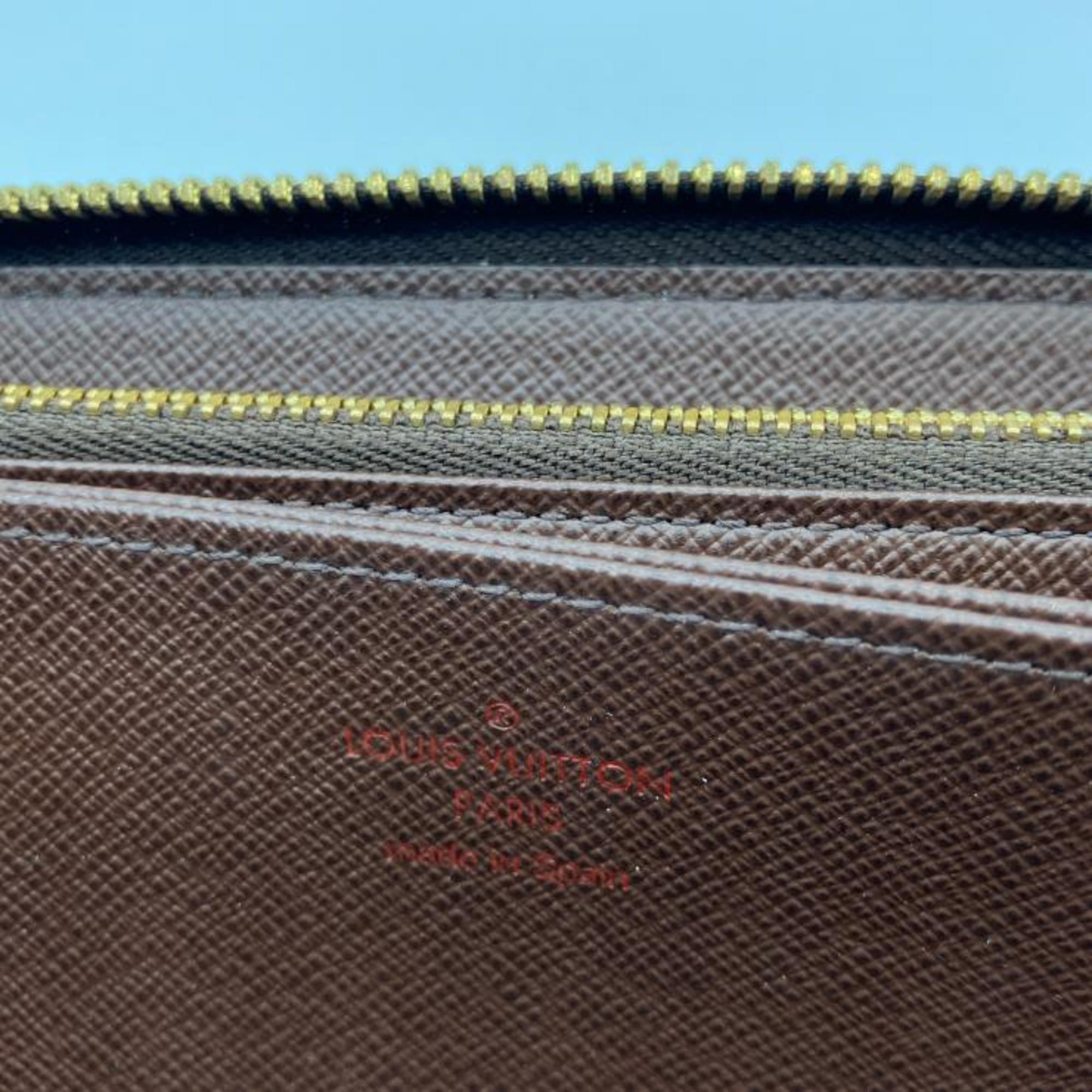 Louis Vuitton Brown Damier Canvas Damier Canvas Long Wallet