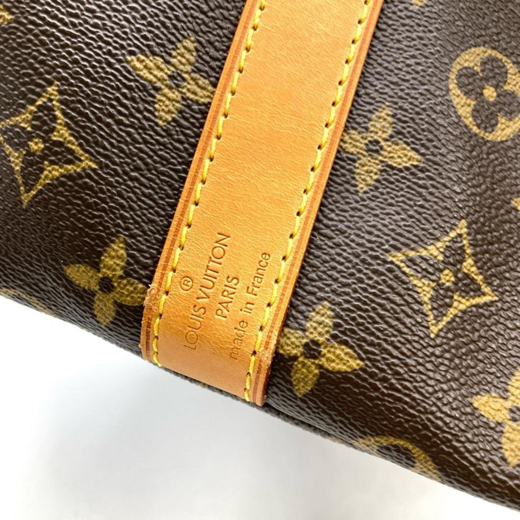 Louis Vuitton Monogram Brown Monogram Leather Boston Bag