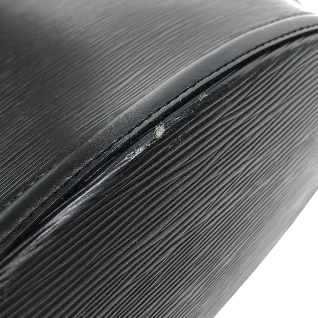 Louis Vuitton Black Leather Shoulder Bag