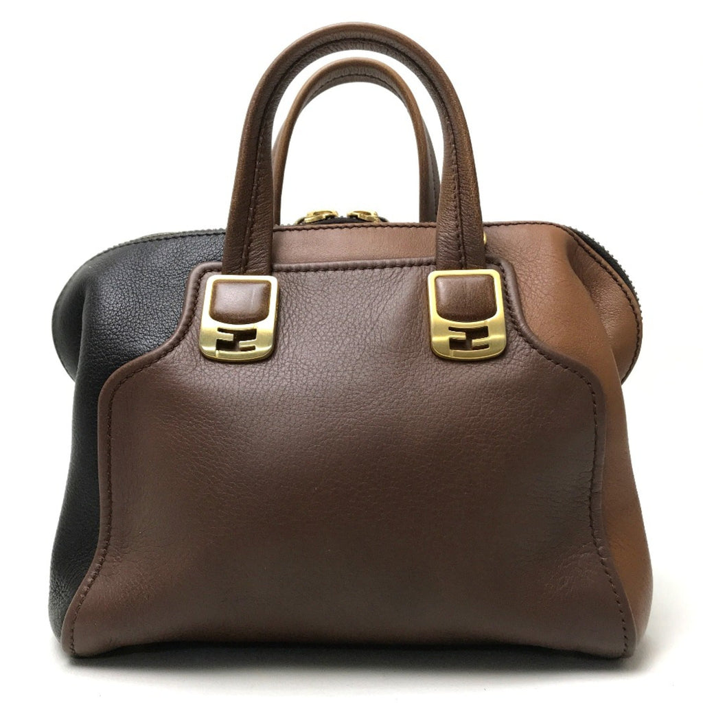 Fendi Brown Leather Handbag