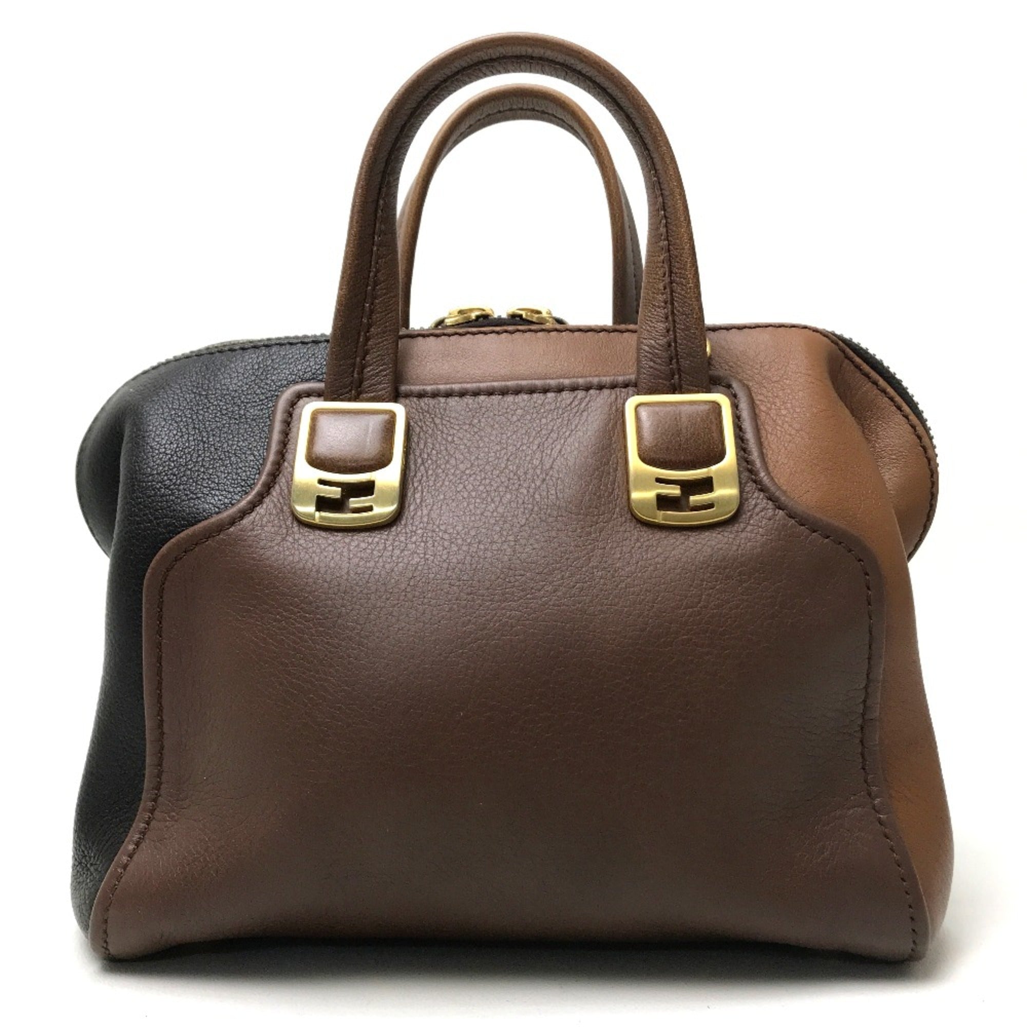Fendi Brown Leather Handbag