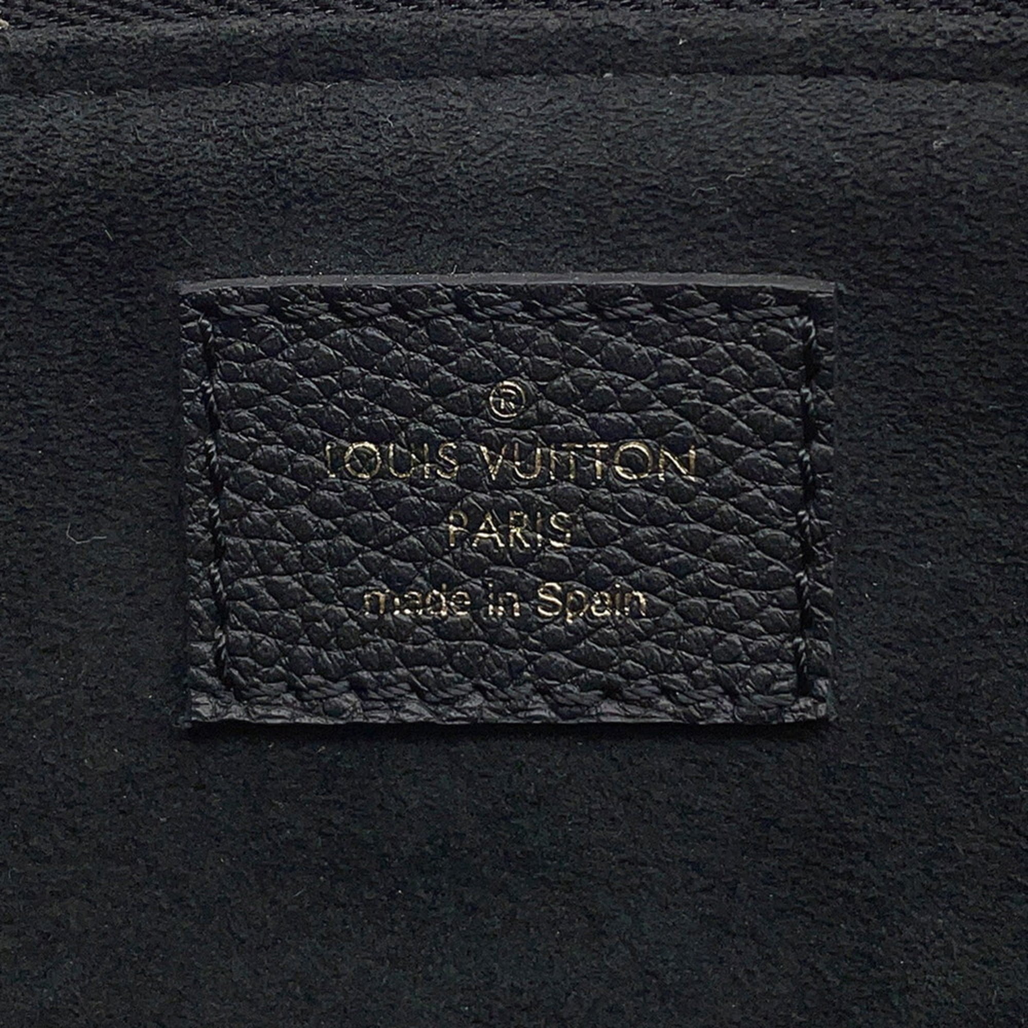 Louis Vuitton Monogram Empreinte Beige Bicolor Black Noir Monogram Empreinte Handbag