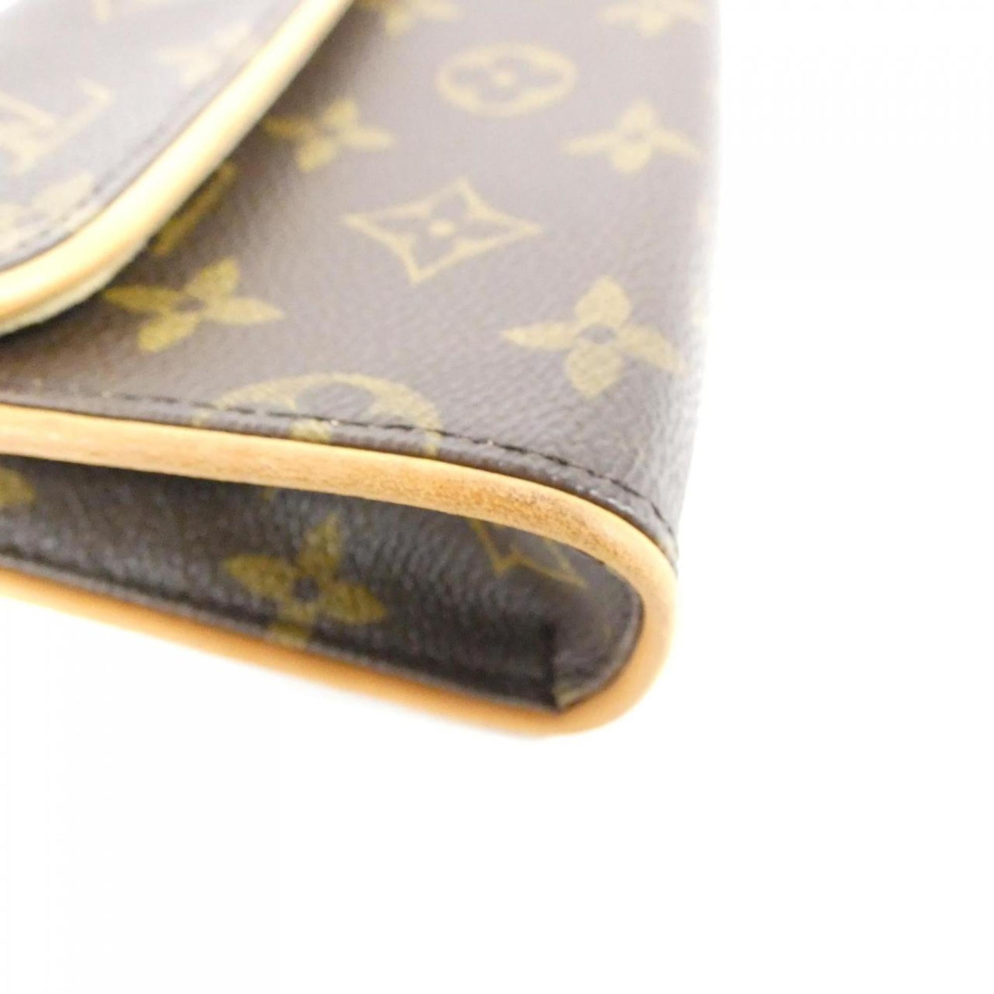Louis Vuitton Monogram Marron Coated Canvas Fanny Pack Pochette