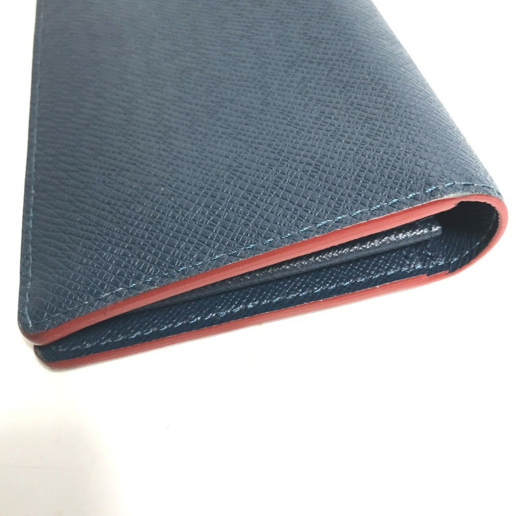 Louis Vuitton Taiga Blue Ocean Taiga Leather Long Wallet