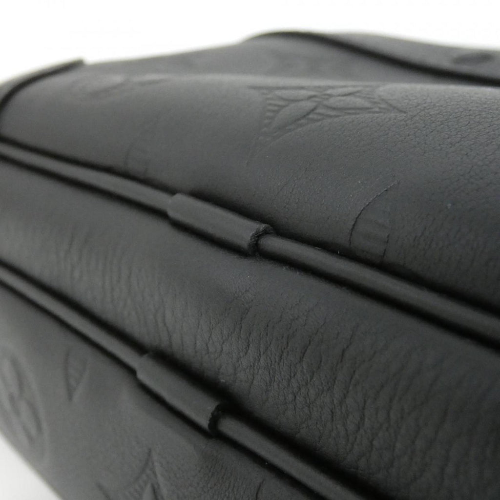 Louis Vuitton Black Leather Shoulder Bag