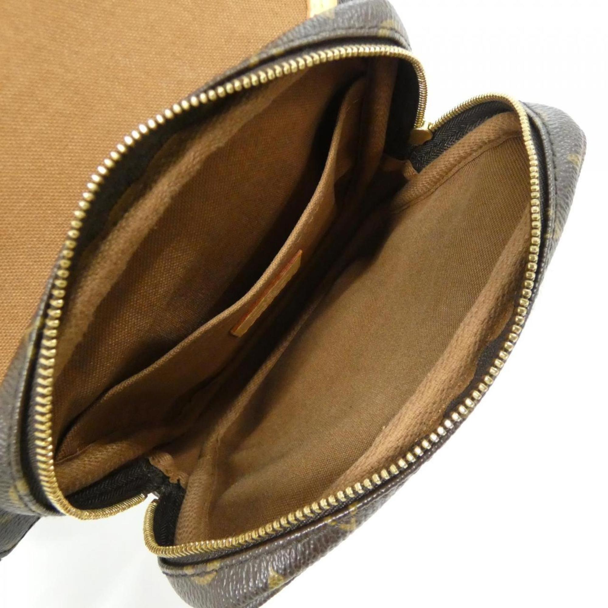 Louis Vuitton Marron Coated Canvas Shoulder Bag