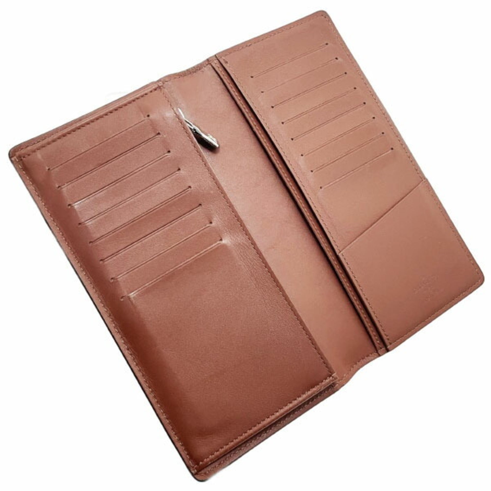 Louis Vuitton Brown Ombre Leather Long Wallet