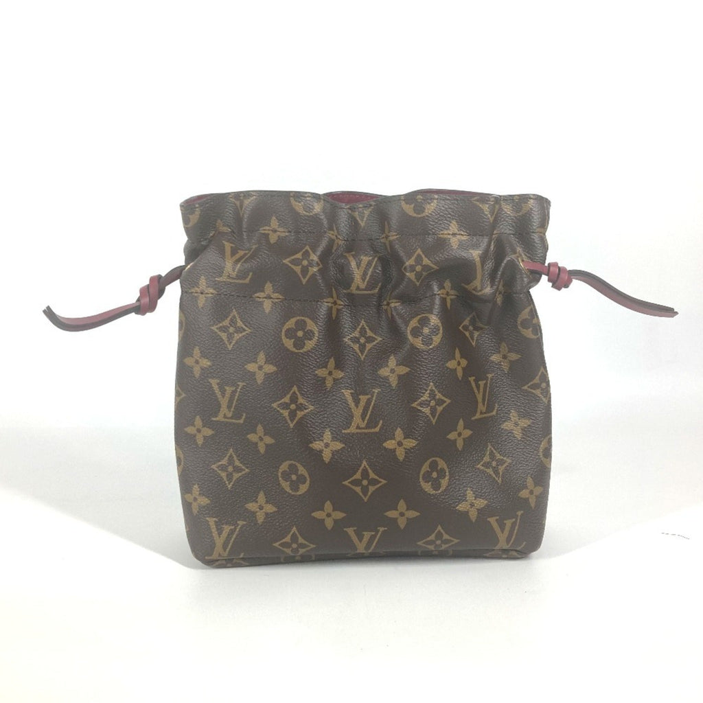 Louis Vuitton Brown Coated Canvas Pouch