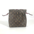 Louis Vuitton Brown Coated Canvas Pouch
