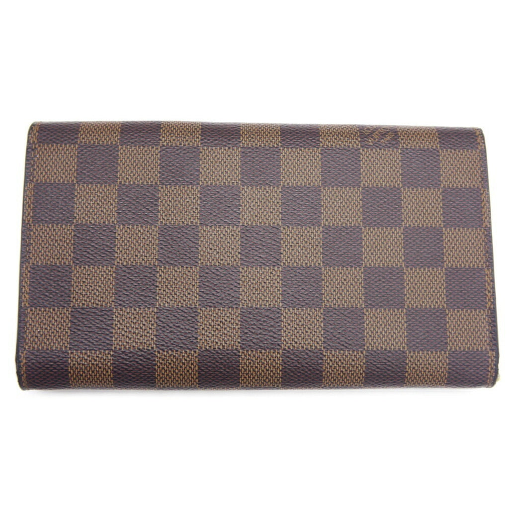 Louis Vuitton Magnolia Damier Canvas Leather Chain/Shoulder Wallet