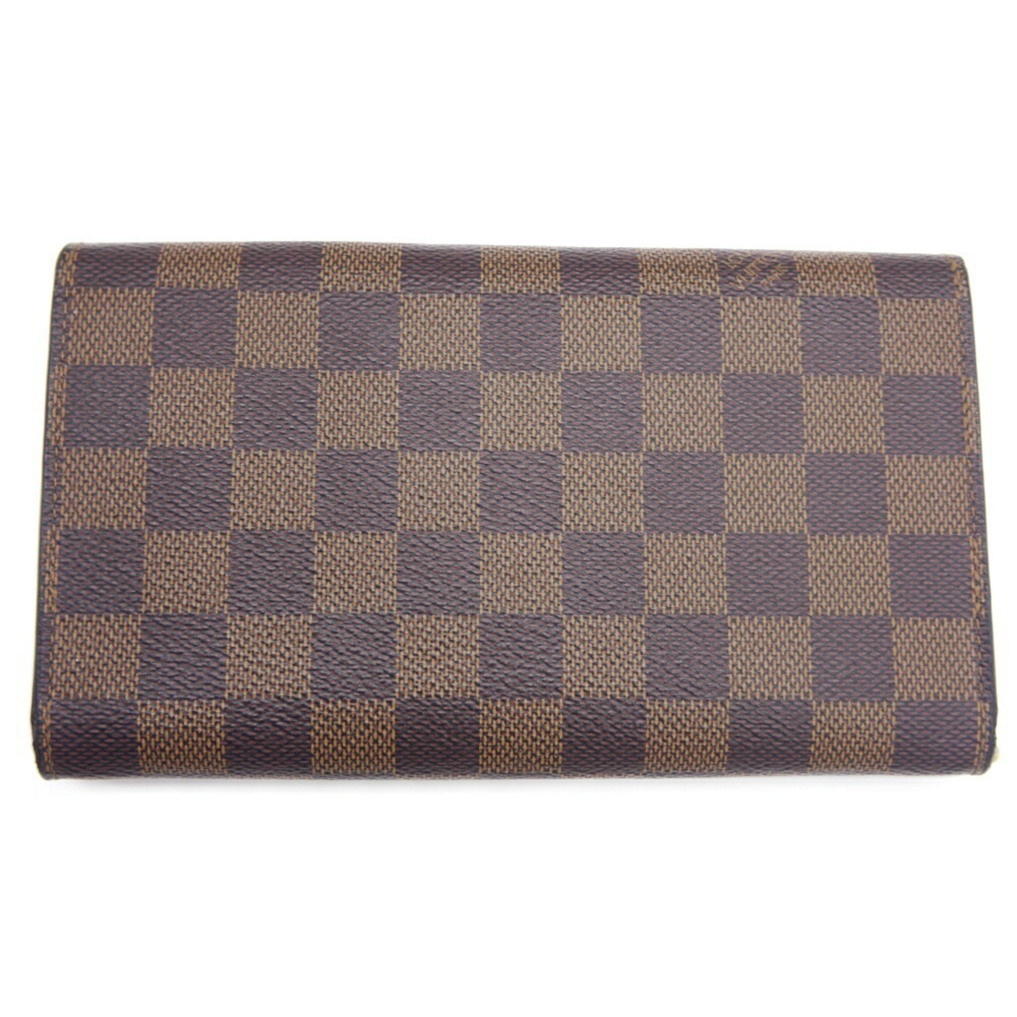 Louis Vuitton Magnolia Damier Canvas Leather Chain/Shoulder Wallet
