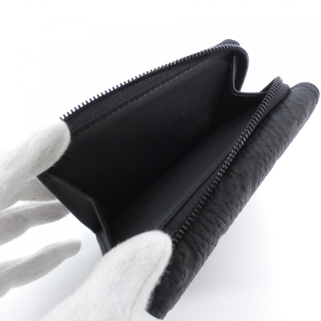 Louis Vuitton Black Leather Wallet (Tri-Fold)