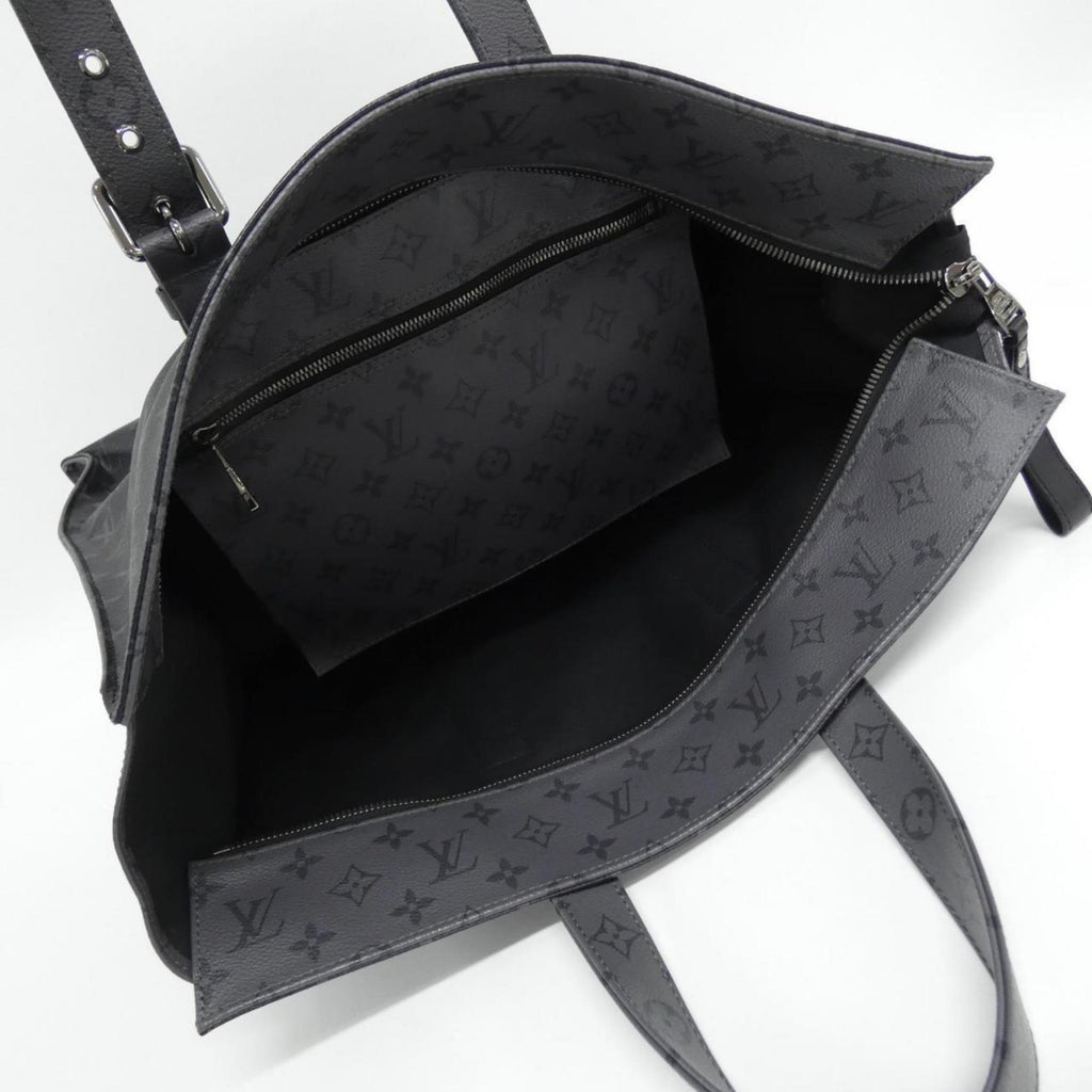 Louis Vuitton Black Gris Coated Canvas Handbag