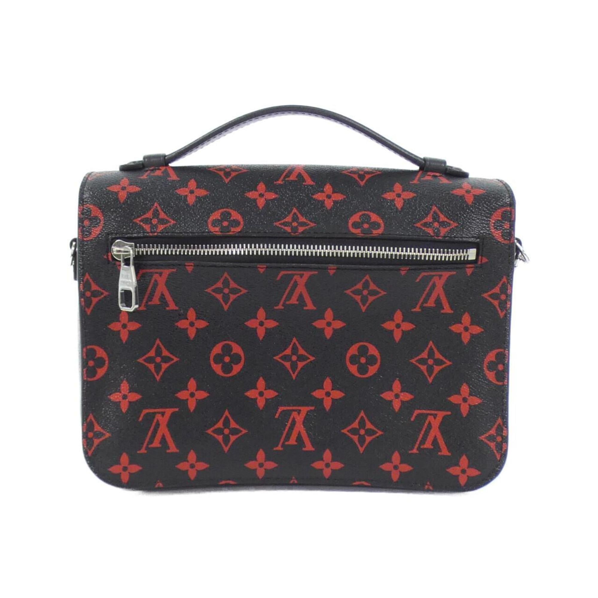 Louis Vuitton Black Rouge Coated Canvas Handbag Pochette