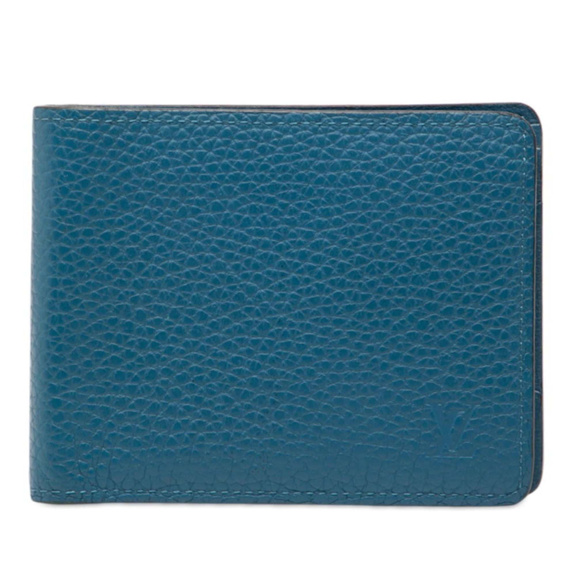 Louis Vuitton Blue Leather Wallet