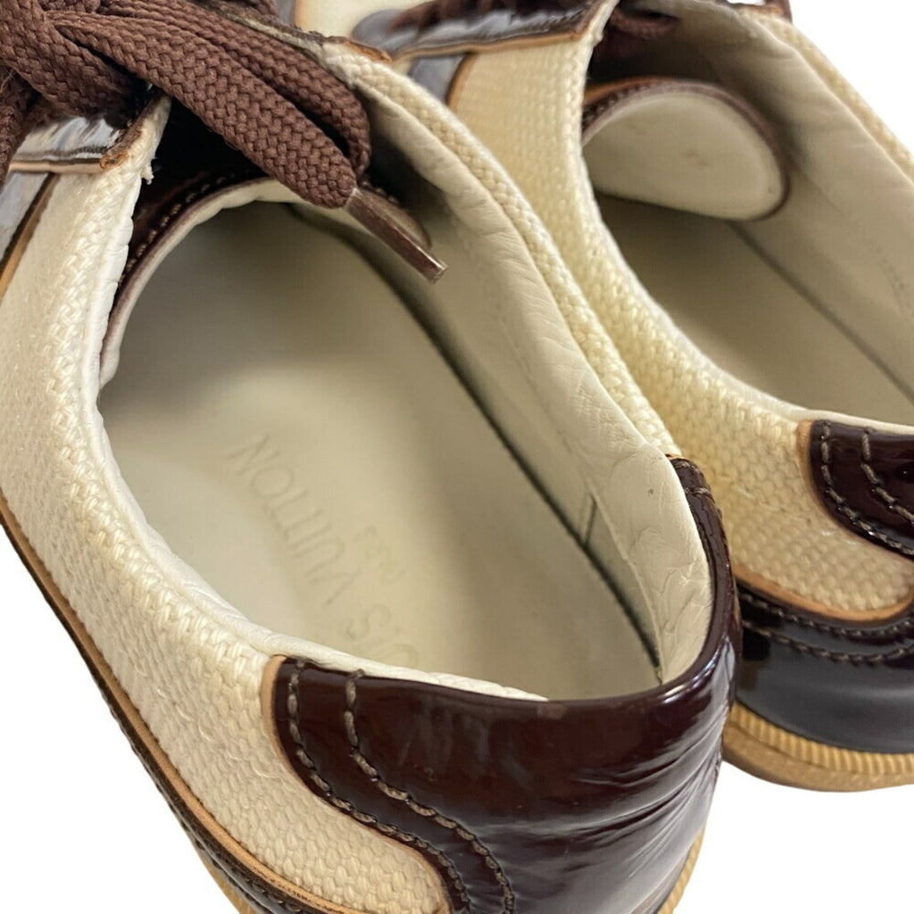 Louis Vuitton Brown White Sneakers