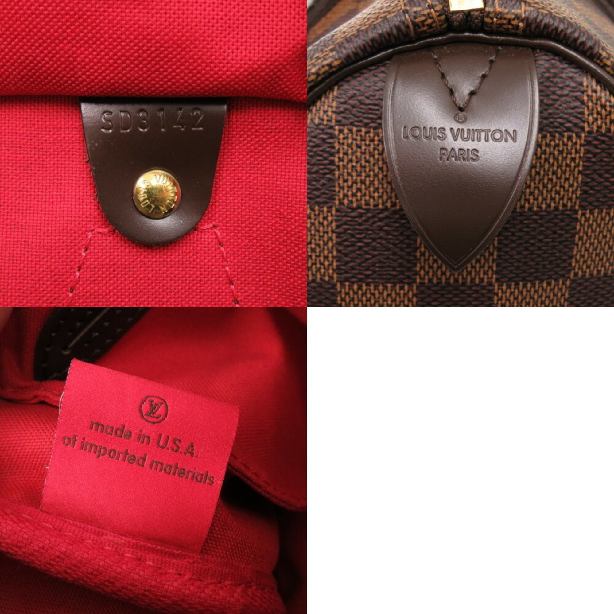 Louis Vuitton Brown Damier Canvas Damier Canvas Handbag