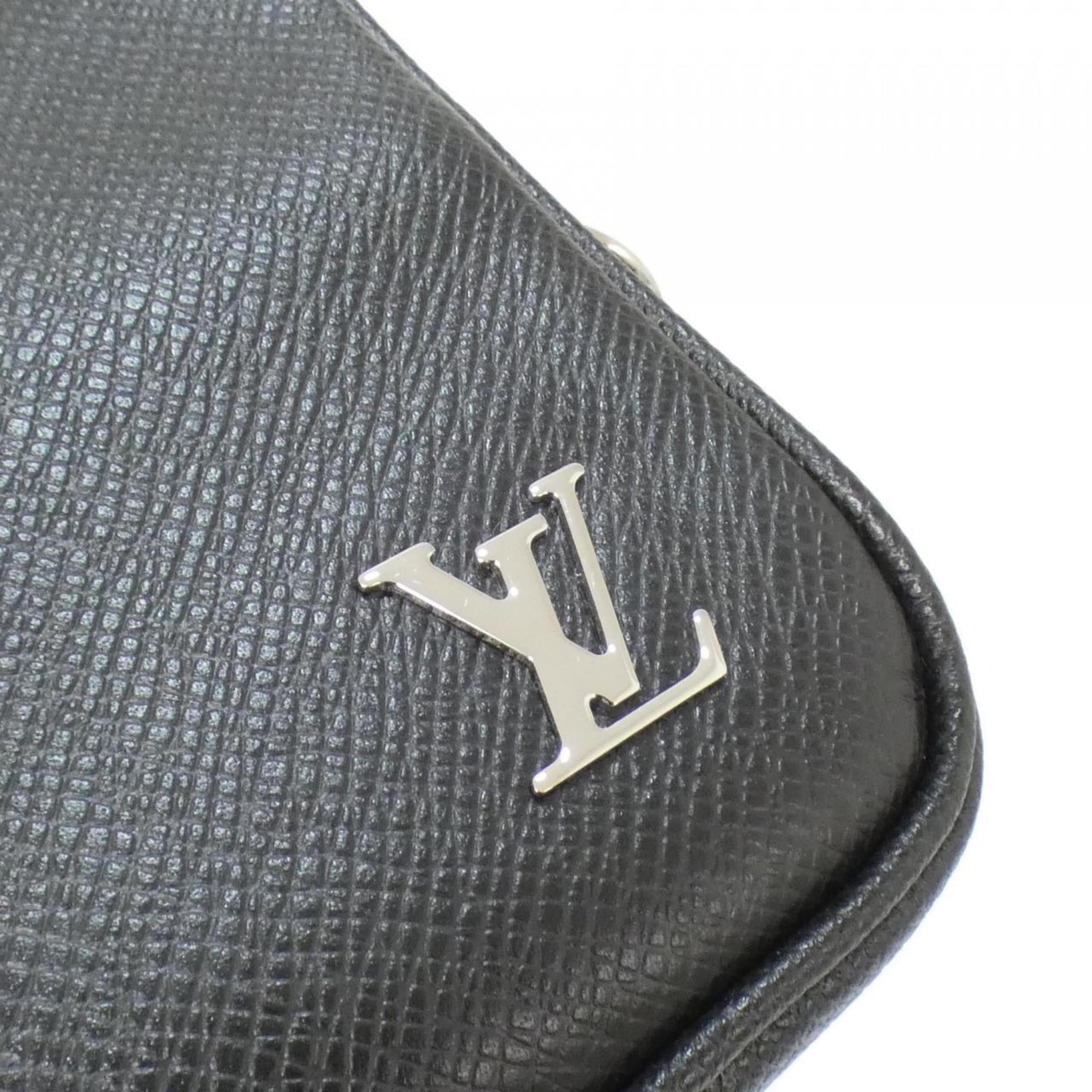 Louis Vuitton Black Leather Pochette