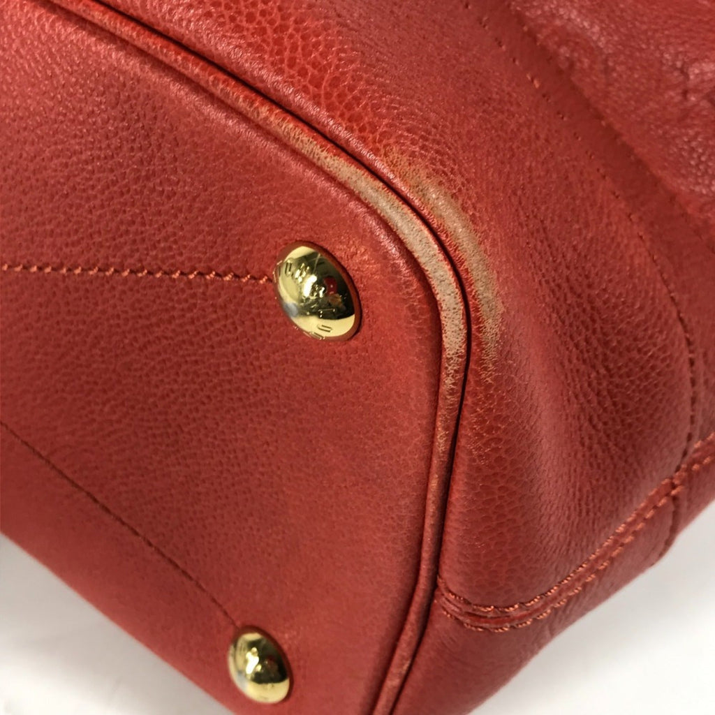 Louis Vuitton Monogram Empreinte Red Color Monogram Empreinte Shoulder Bag Tote Bag