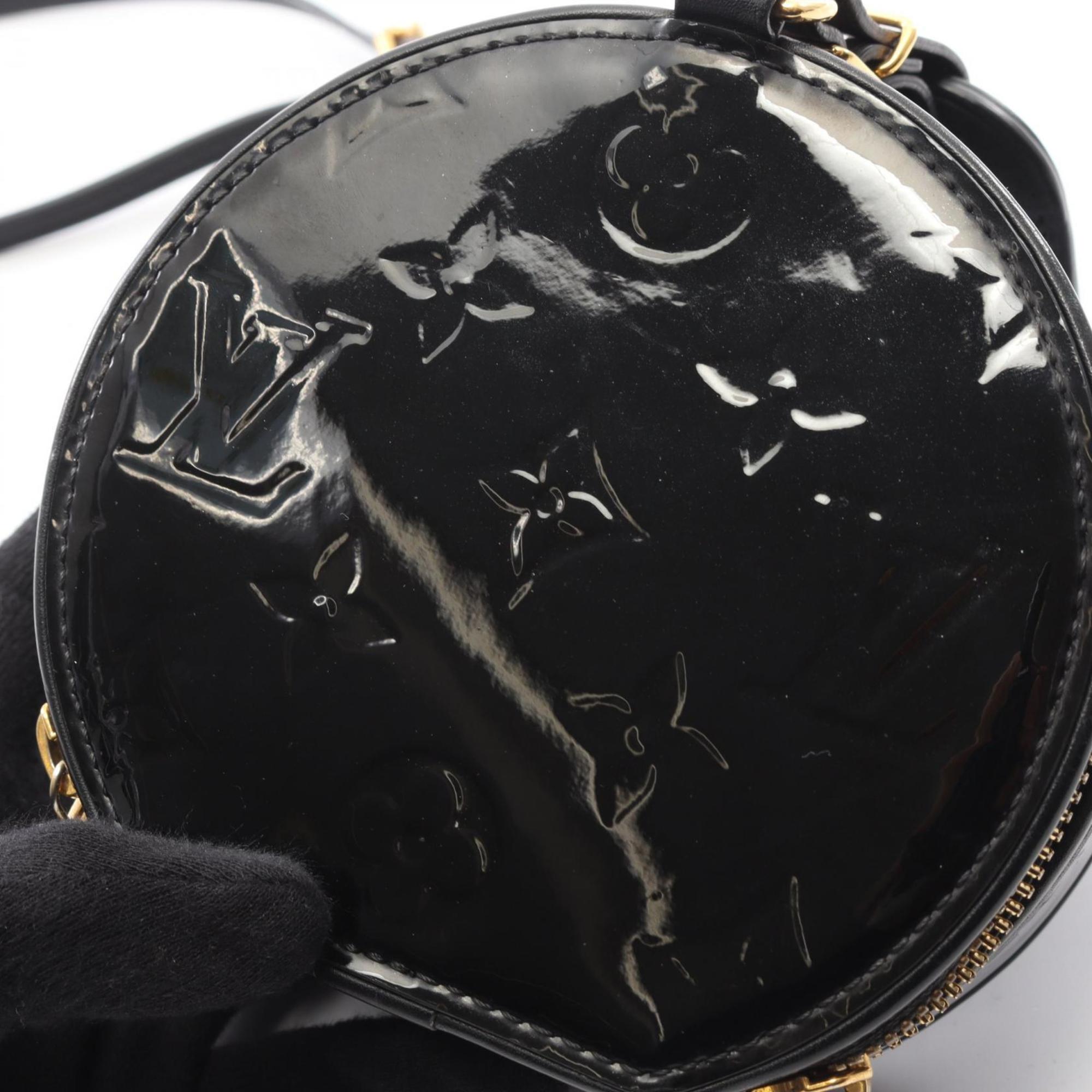 Louis Vuitton Black Noir Vernis Handbag Shoulder Bag