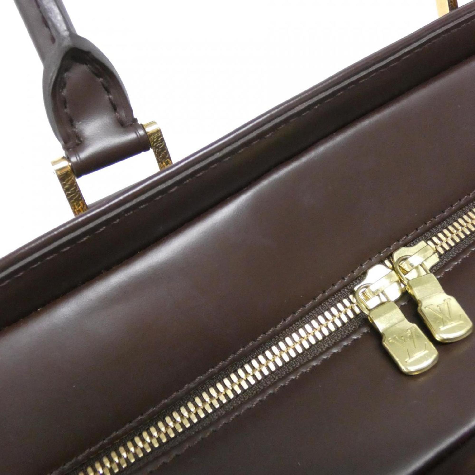 Louis Vuitton Ebene Coated Canvas Handbag