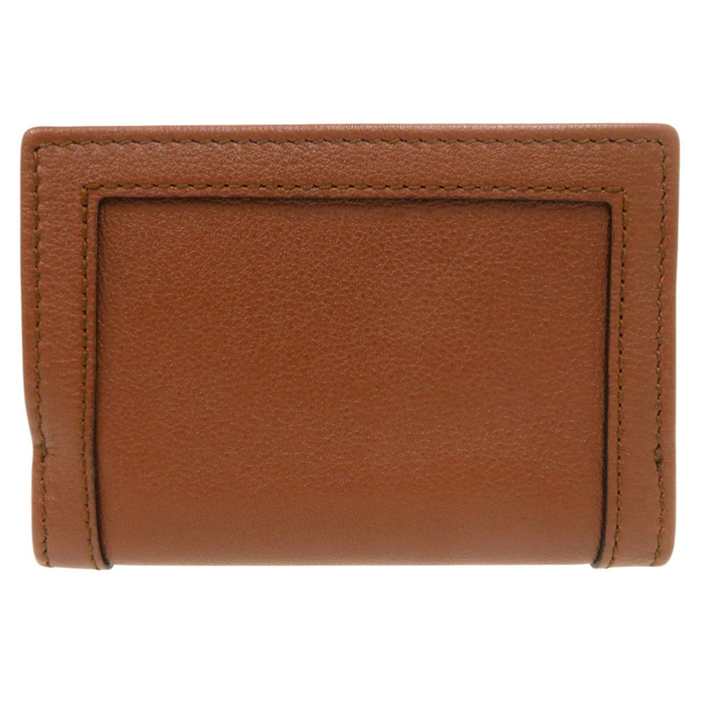 Gucci Brown Leather Wallet (Tri-Fold) (Pre-Owned)