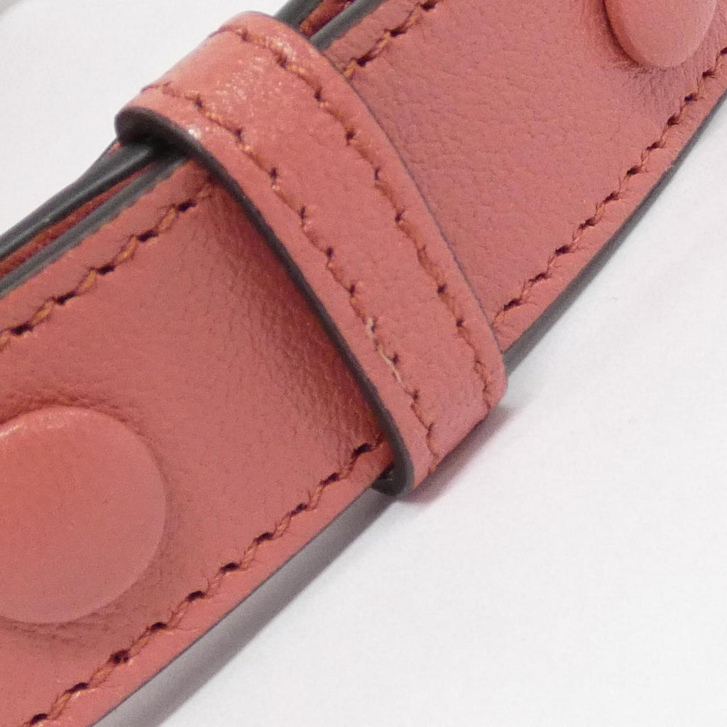 Gucci Pink Leather Shoulder Bag (Pre-Owned)