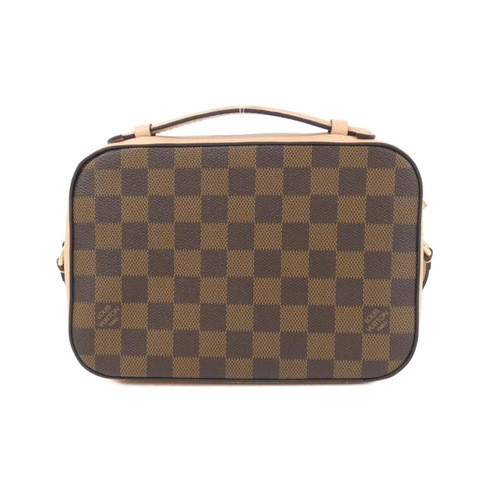 Louis Vuitton Brown Coated Canvas Shoulder Bag