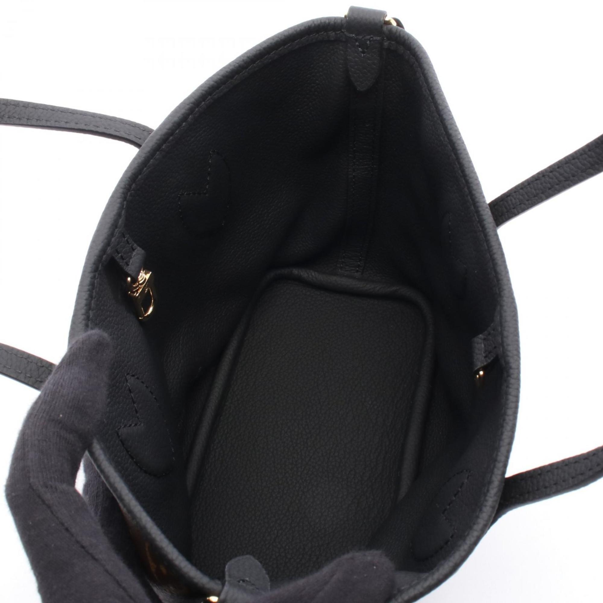 Louis Vuitton Black Brown Coated Canvas Monogram Pvc Leather Tote Bag