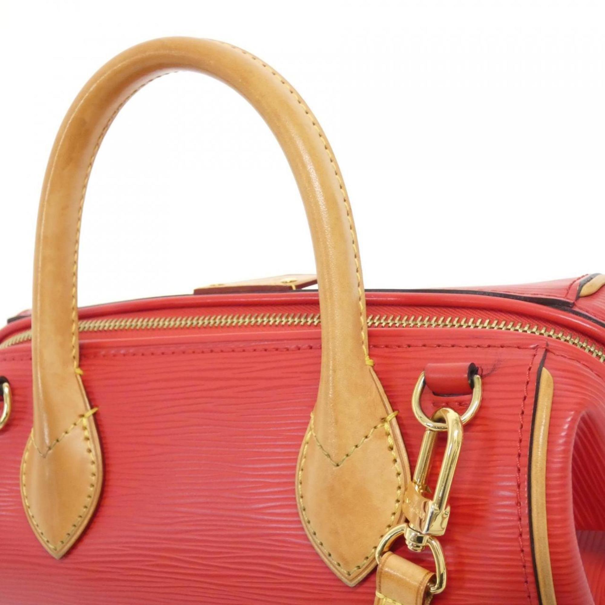 Louis Vuitton Coquelicots Leather Boston Bag