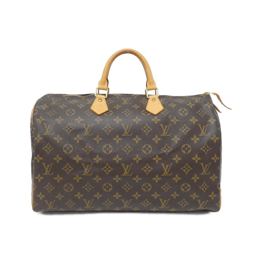 Louis Vuitton Monogram Brown Coated Canvas Boston Bag