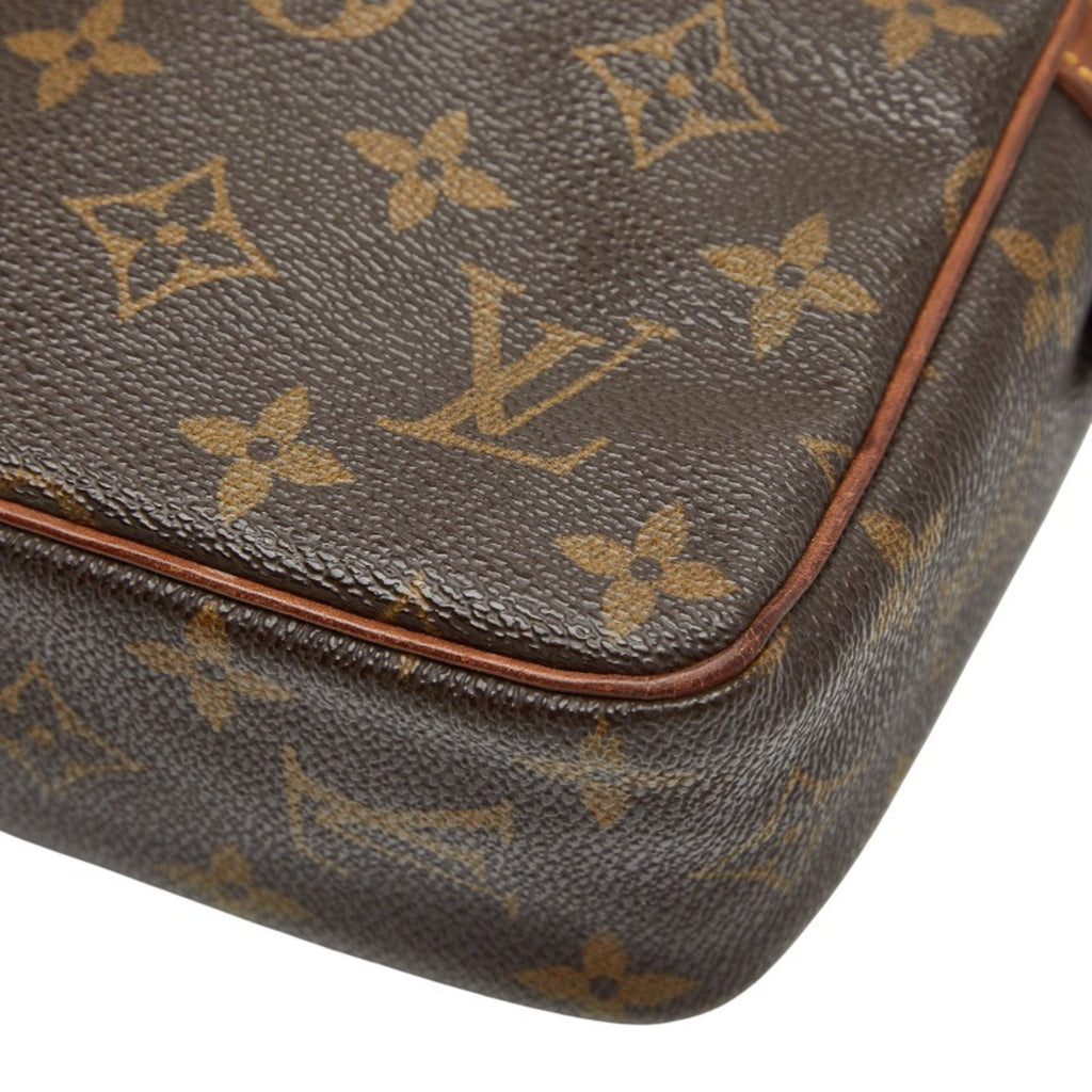 Louis Vuitton Brown Pvc Leather Briefcase
