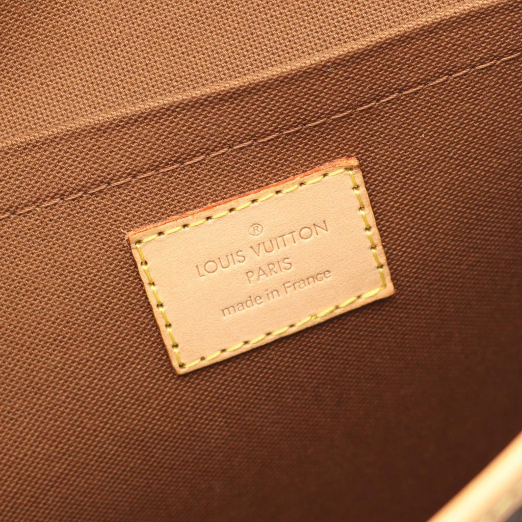 Louis Vuitton Brown Pvc Leather Shoulder Bag