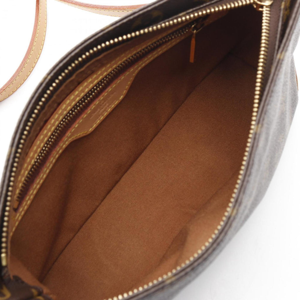 Louis Vuitton Brown Coated Canvas Pvc Monogram Leather Shoulder Bag