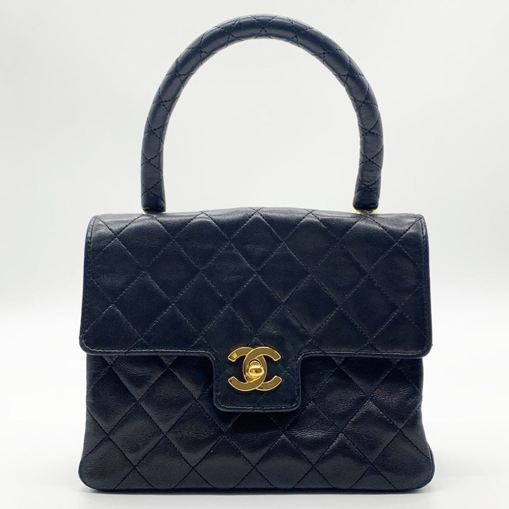 Chanel Black Leather Handbag