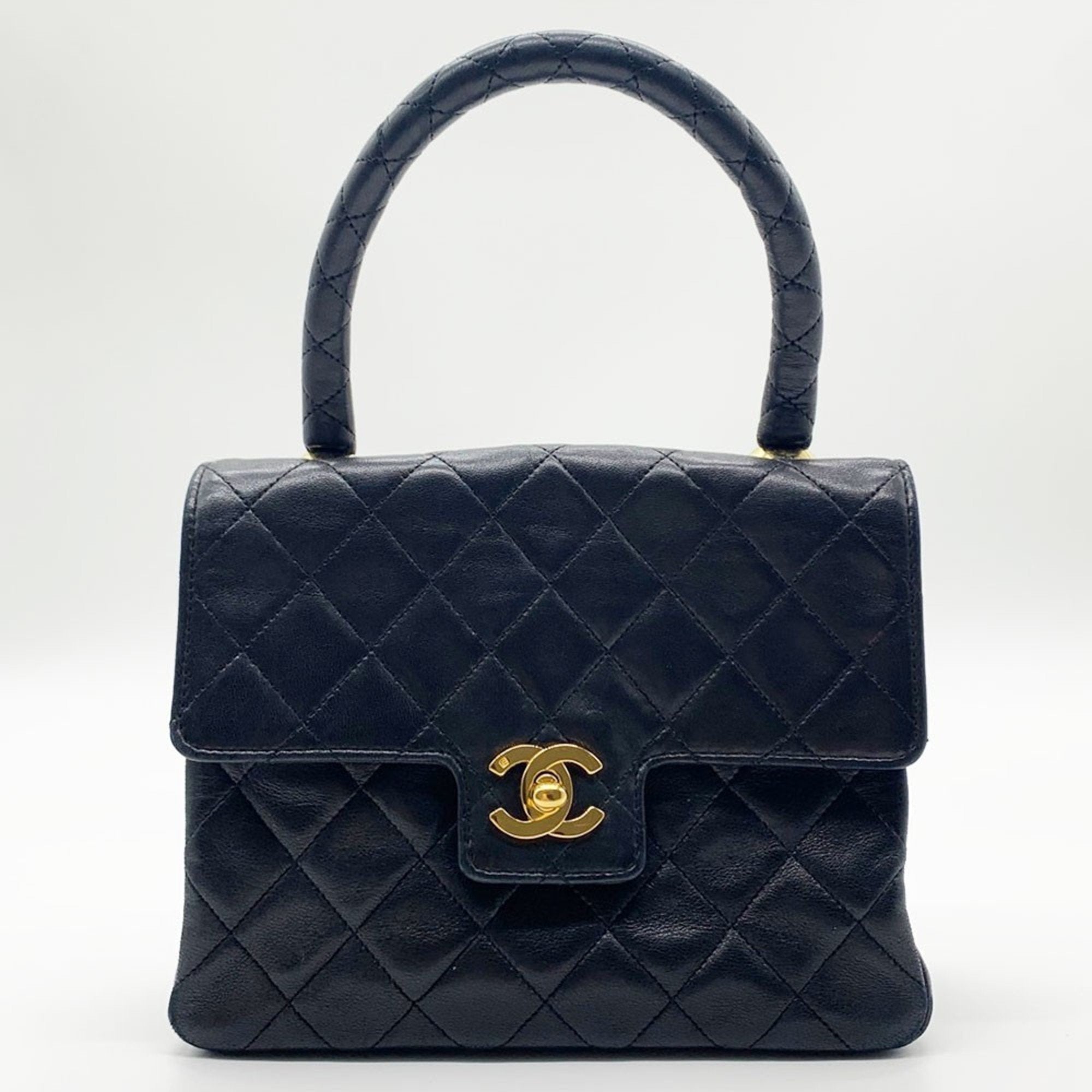 Chanel Black Leather Handbag