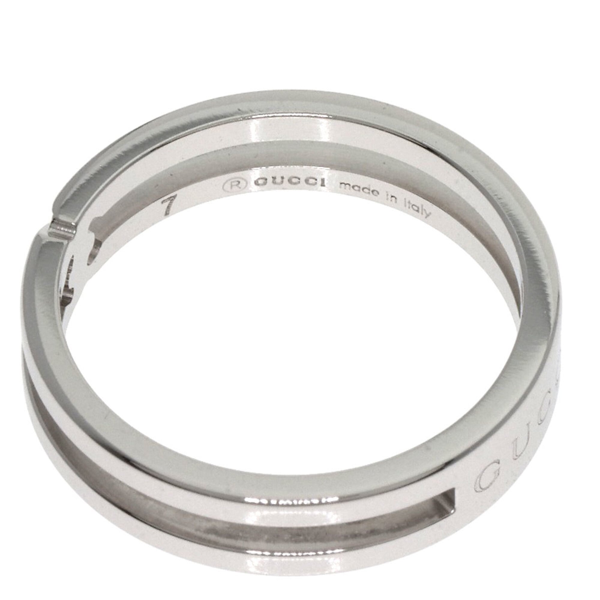 Gucci White Gold (18K) Band Ring (Pre-Owned)