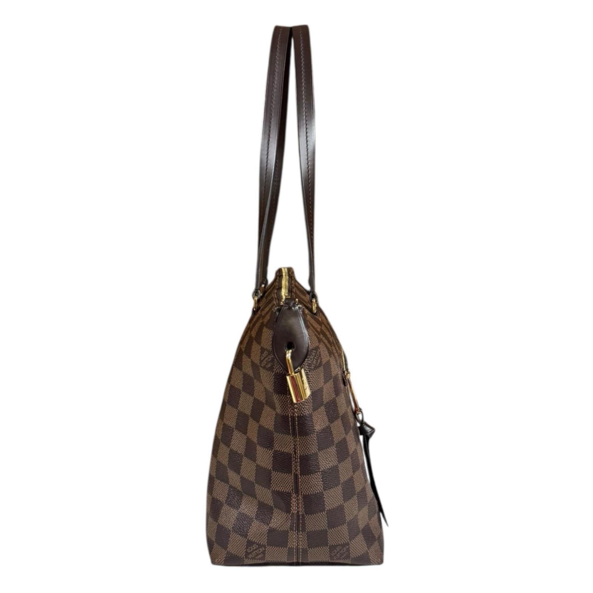 Louis Vuitton Brown Damier Canvas Tote Bag