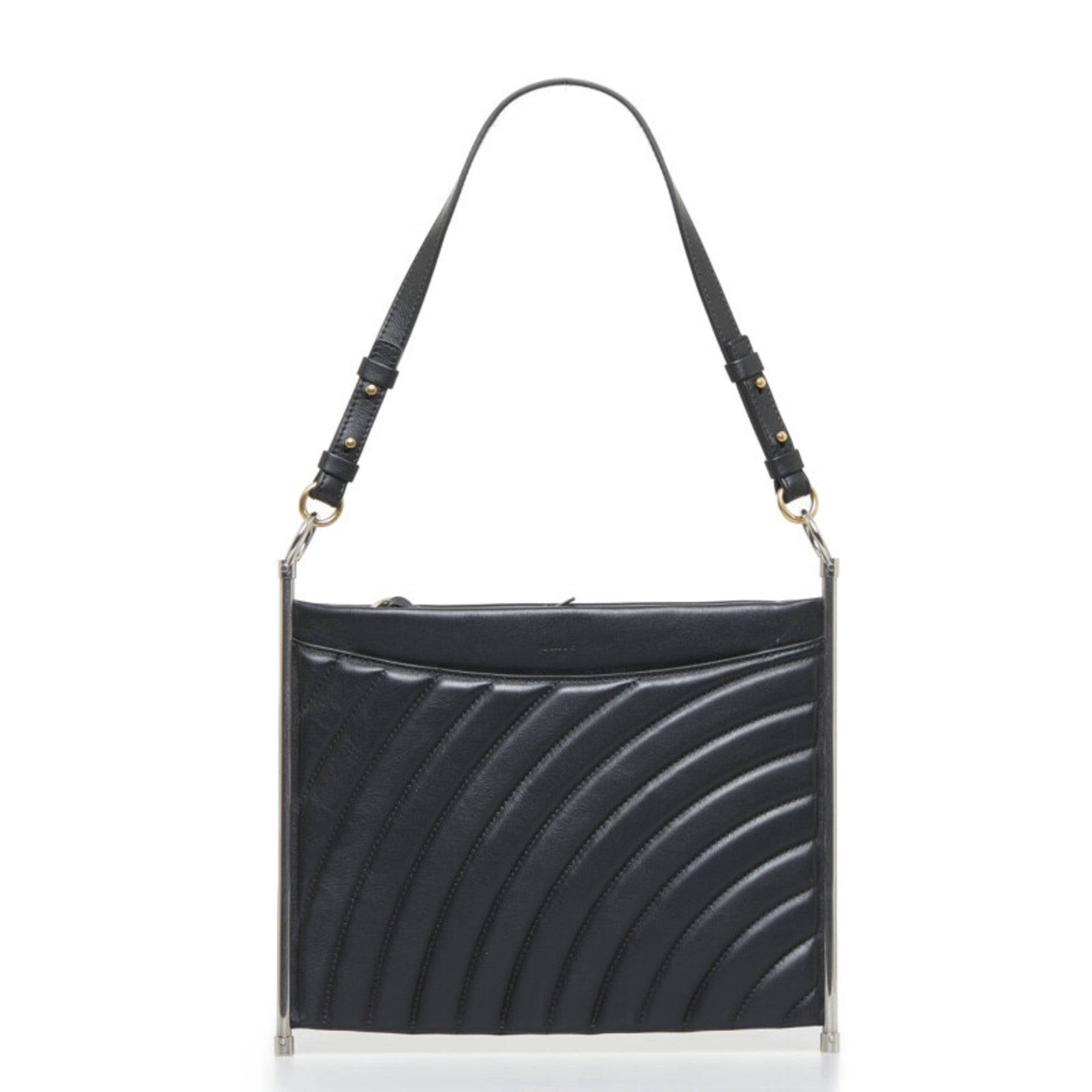 Chloé Ethel Black Khaki Handbag Shoulder Bag Tote Bag (Pre-Owned)