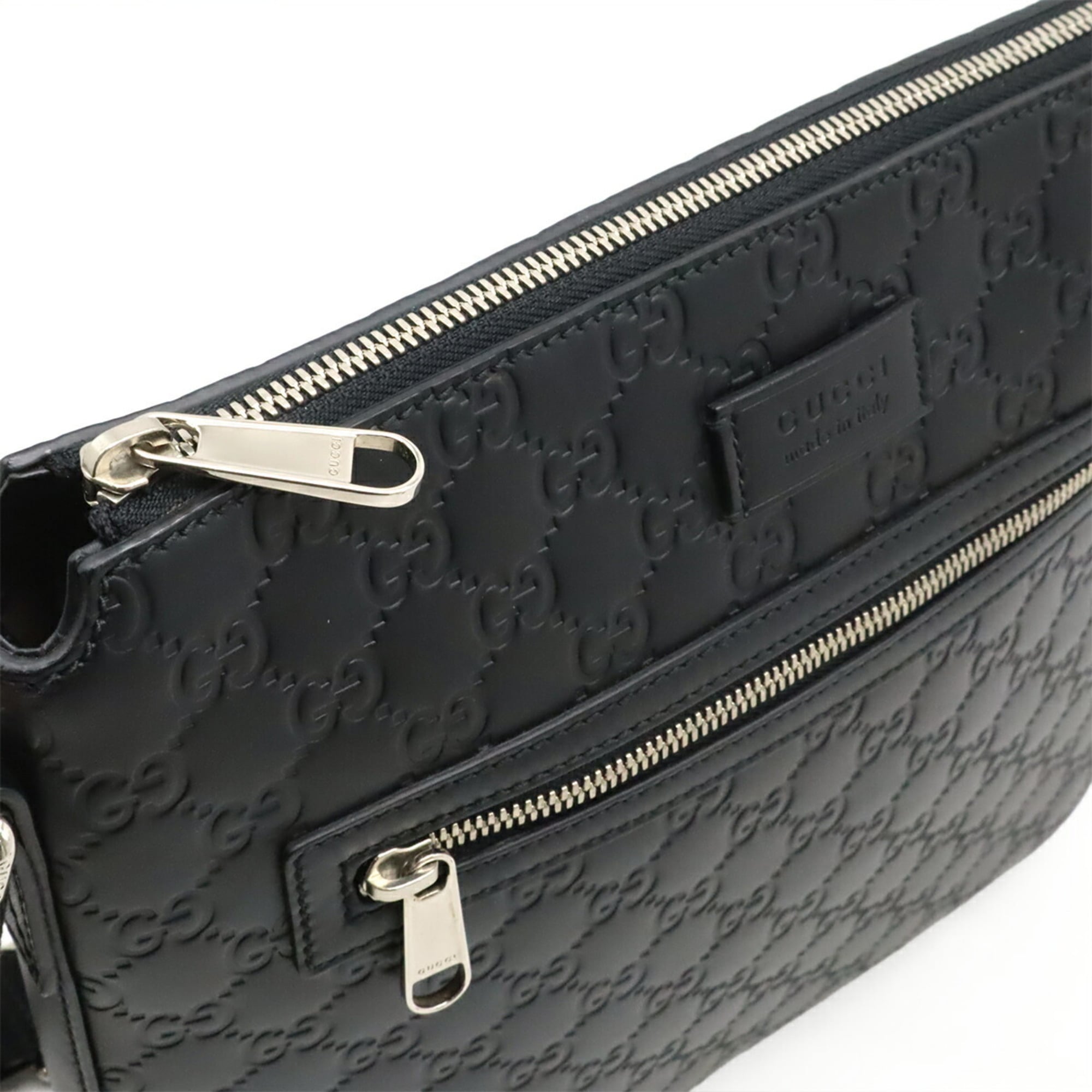 Gucci Black Leather Shoulder Bag (Pre-Owned)