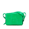 Bottega Veneta Green Leather Shoulder Bag