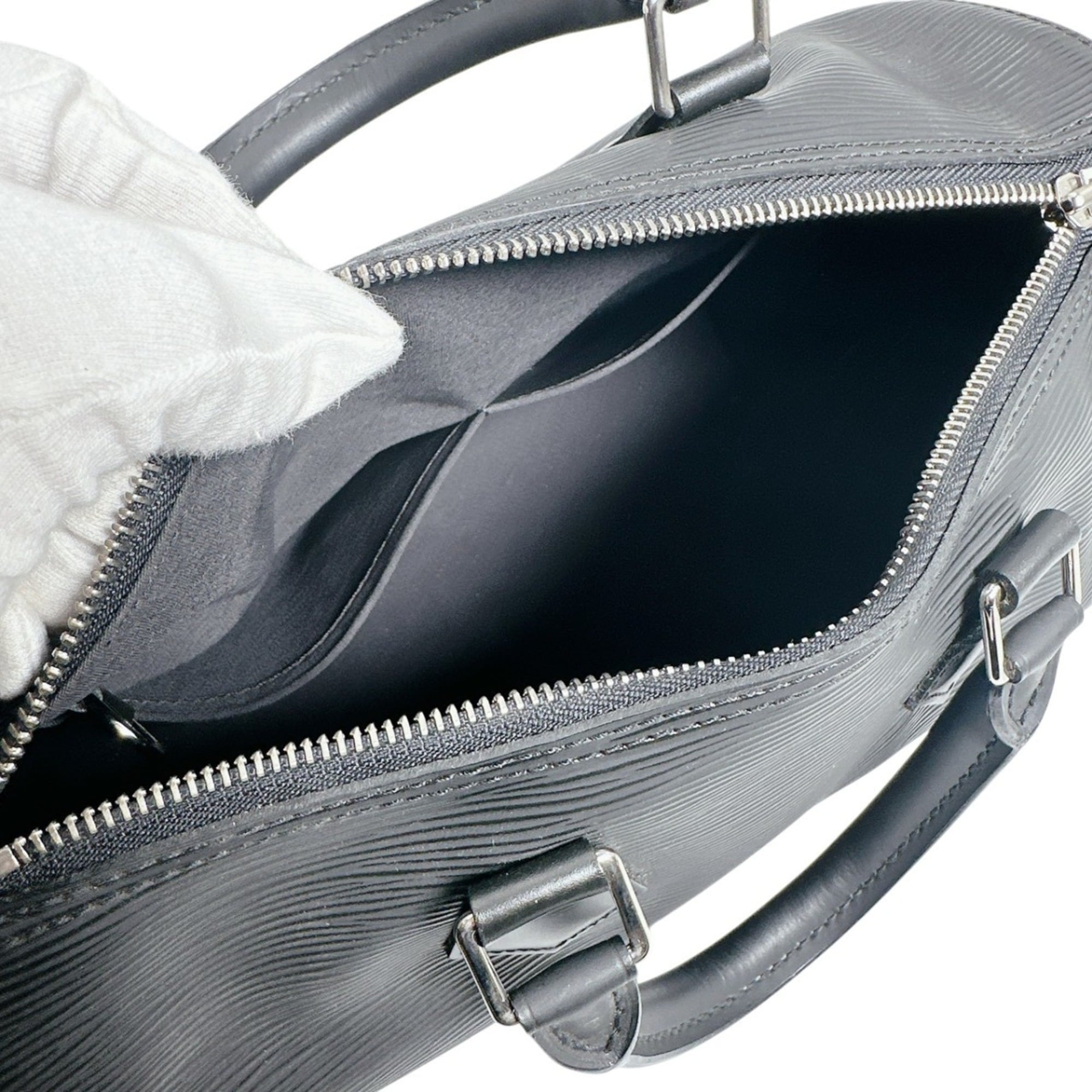 Louis Vuitton Black Epi Leather Handbag