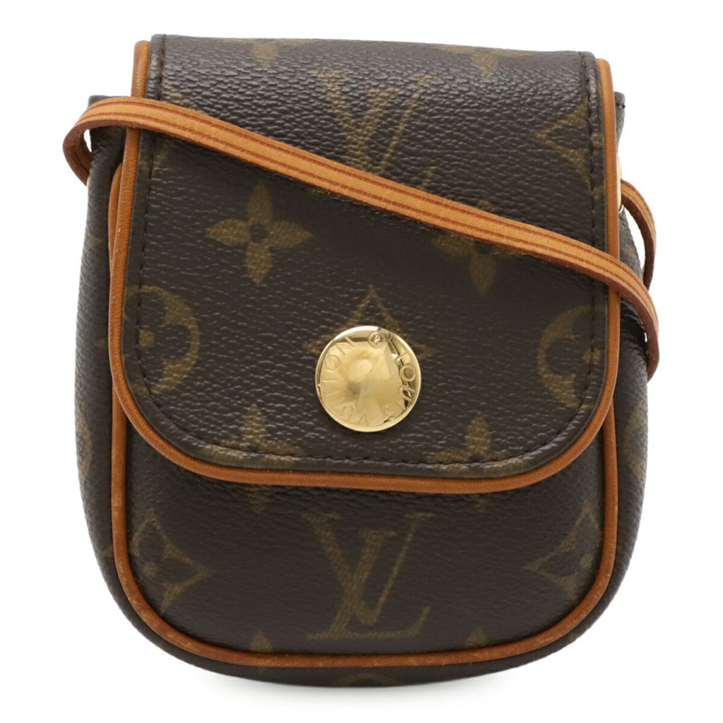 Louis Vuitton Brown Monogram Pochette Pouch Shoulder Bag