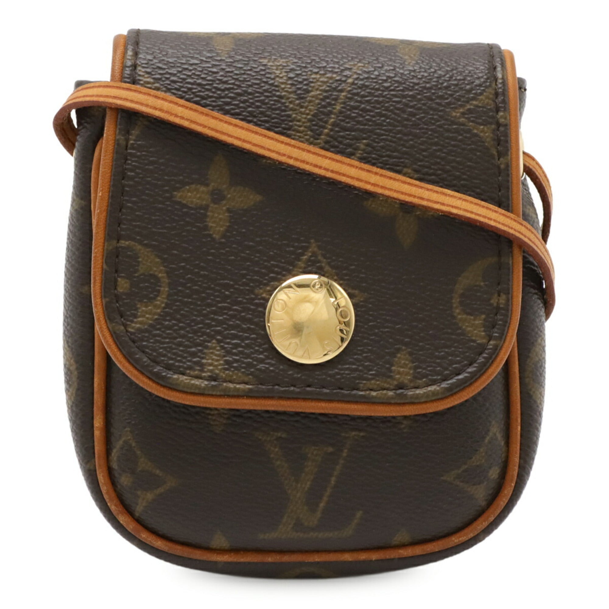 Louis Vuitton Brown Monogram Pochette Pouch Shoulder Bag